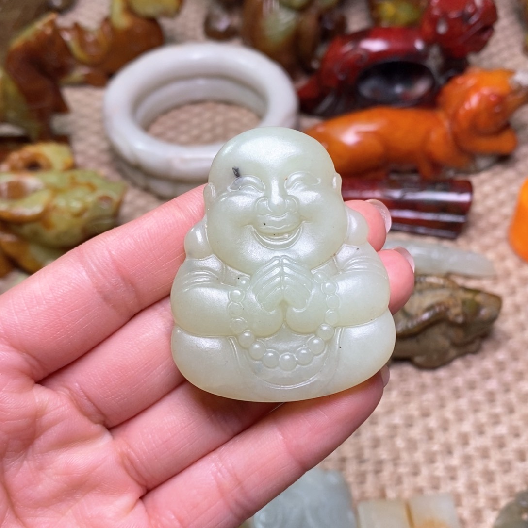 白玉菩提吊坠白玉菩提白玉菩提摆件