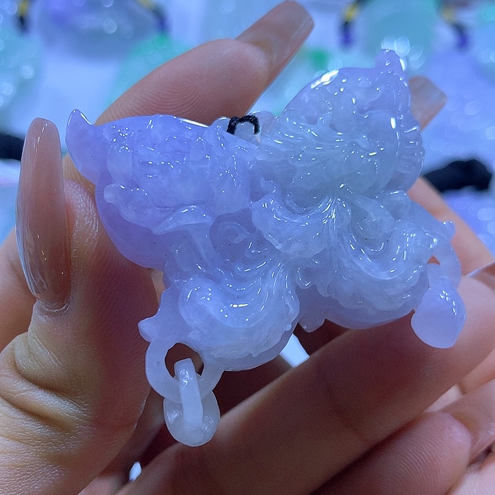 翡翠未镶嵌颈饰天然翡翠A货吊坠