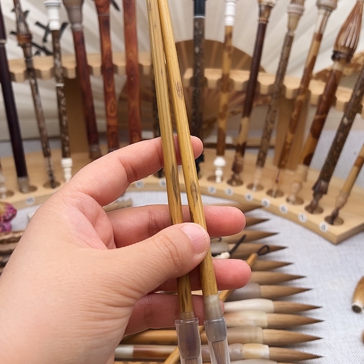 光***月纯辽尾小楷作品毛笔