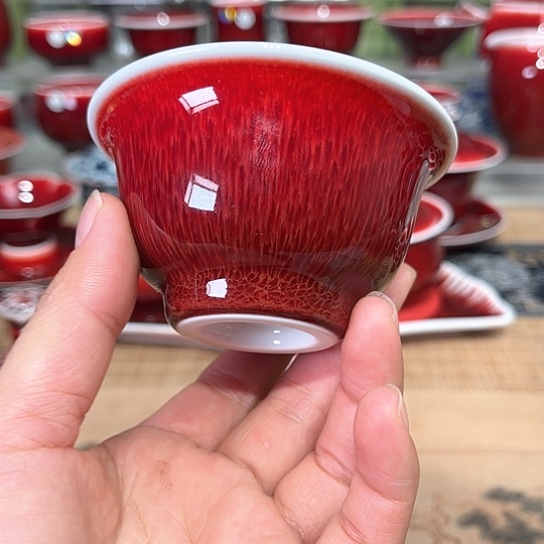 景德镇红马坊压手杯