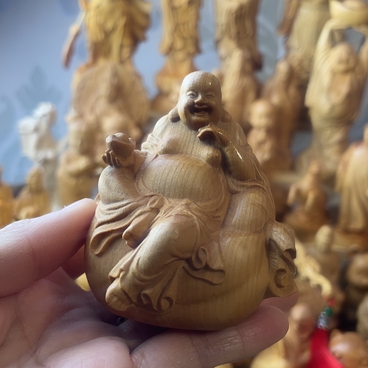 柏木（崖柏）崖柏布袋弥勒