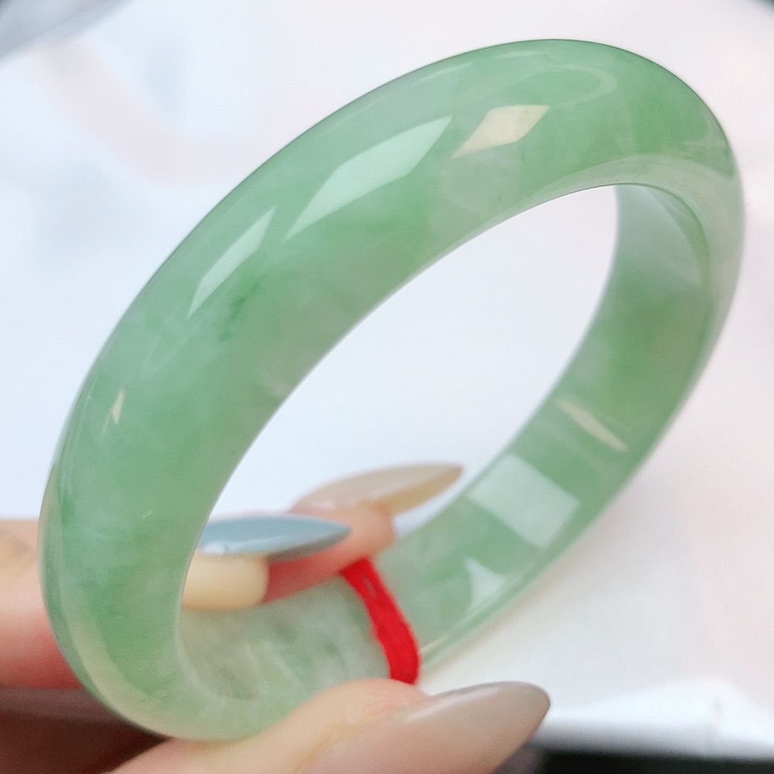 未镶嵌手镯翡翠52圈口250008