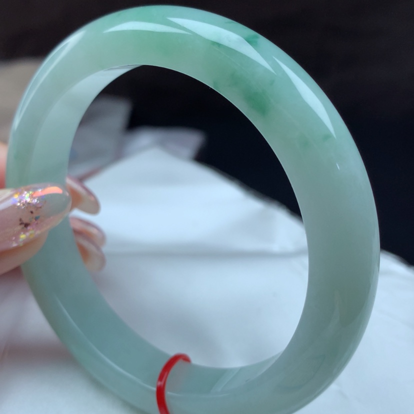 【闪购商品】翡翠手镯未镶嵌小*23356，62圈