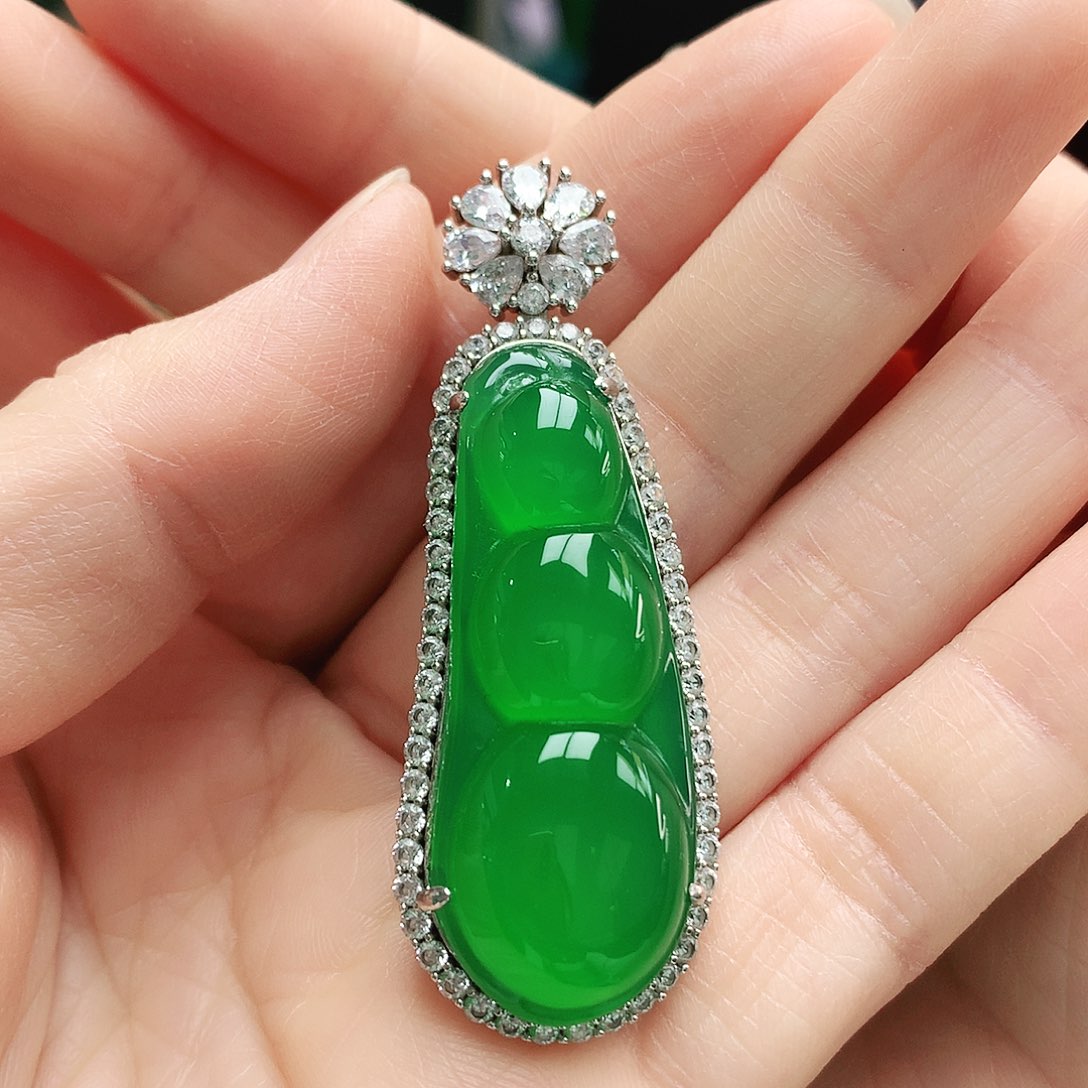 玛瑙/玉髓吊坠银S925镶嵌