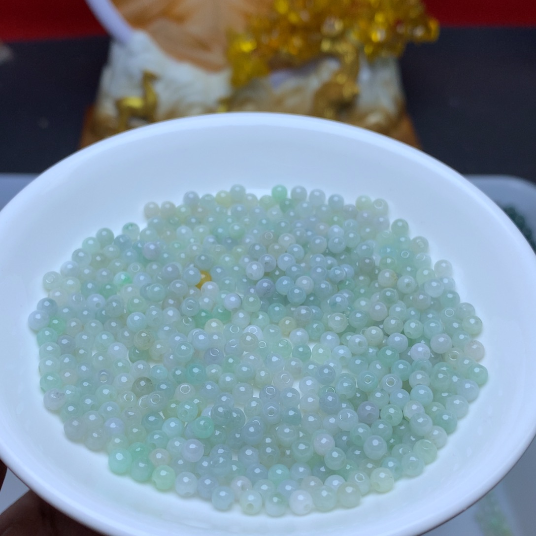 【闪购商品】翡翠手链未镶嵌卡3.5冰晴100个