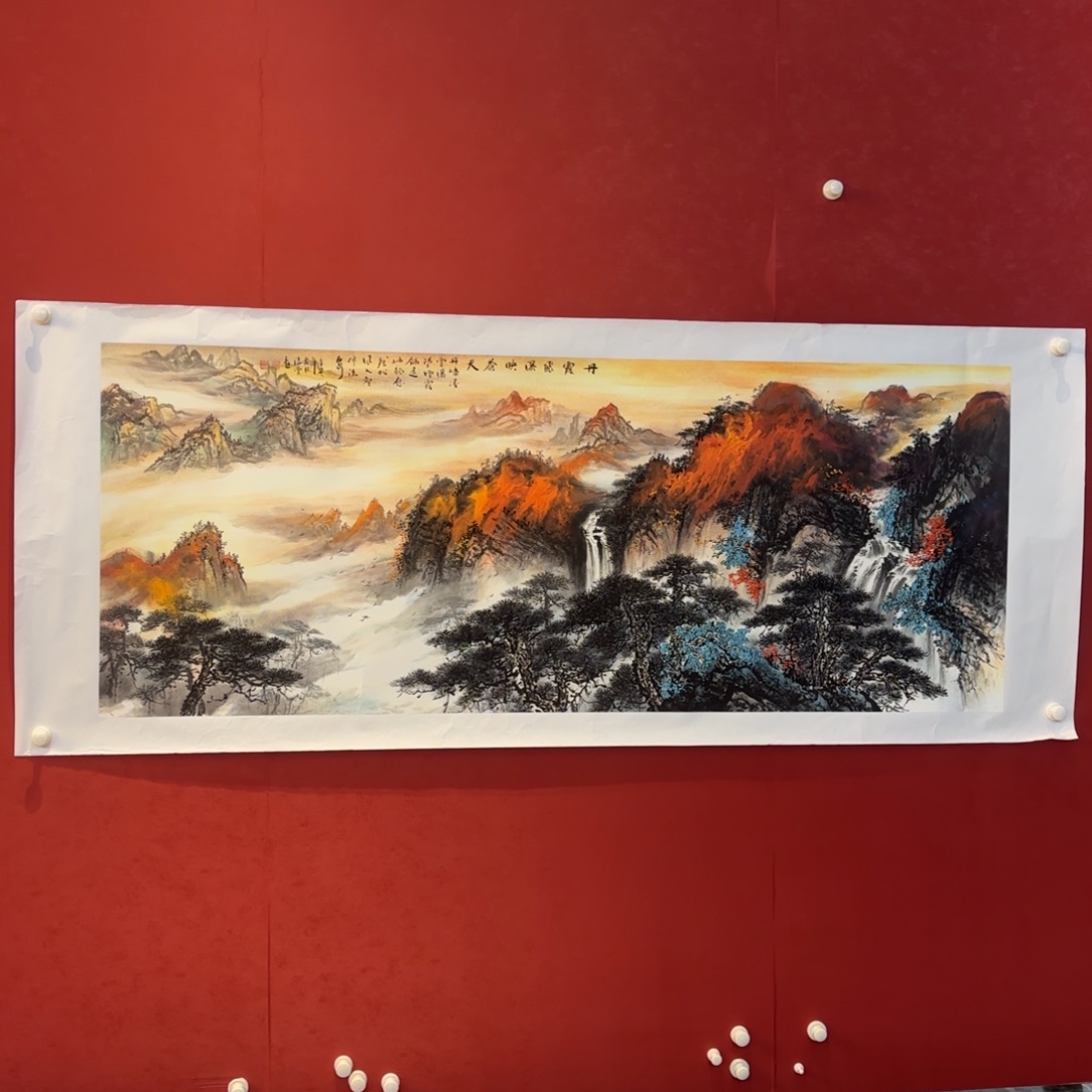 竖款精品书画作品
