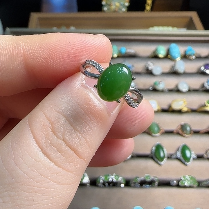 和田玉（糖玉）未镶嵌戒指和田玉戒指