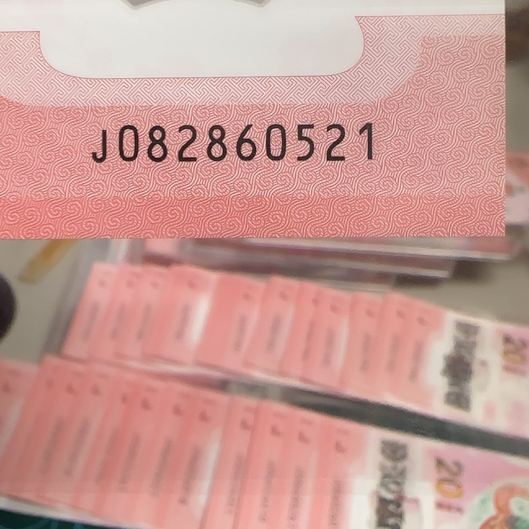 塑料蛇年纪念钞爱情号