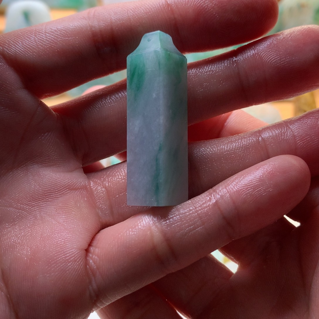 定制翡翠未镶嵌无事柱