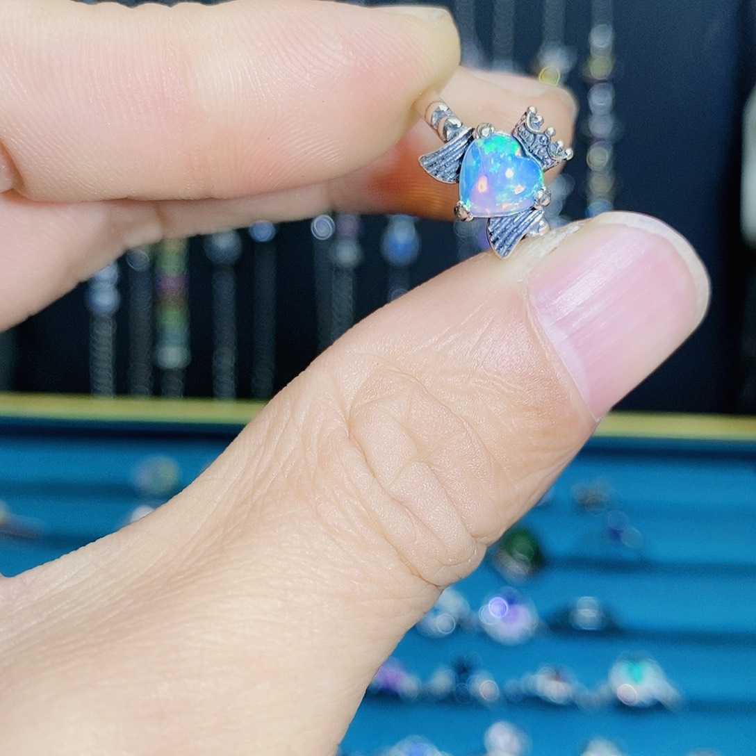 紫晶珠宝半成品银S925镶嵌