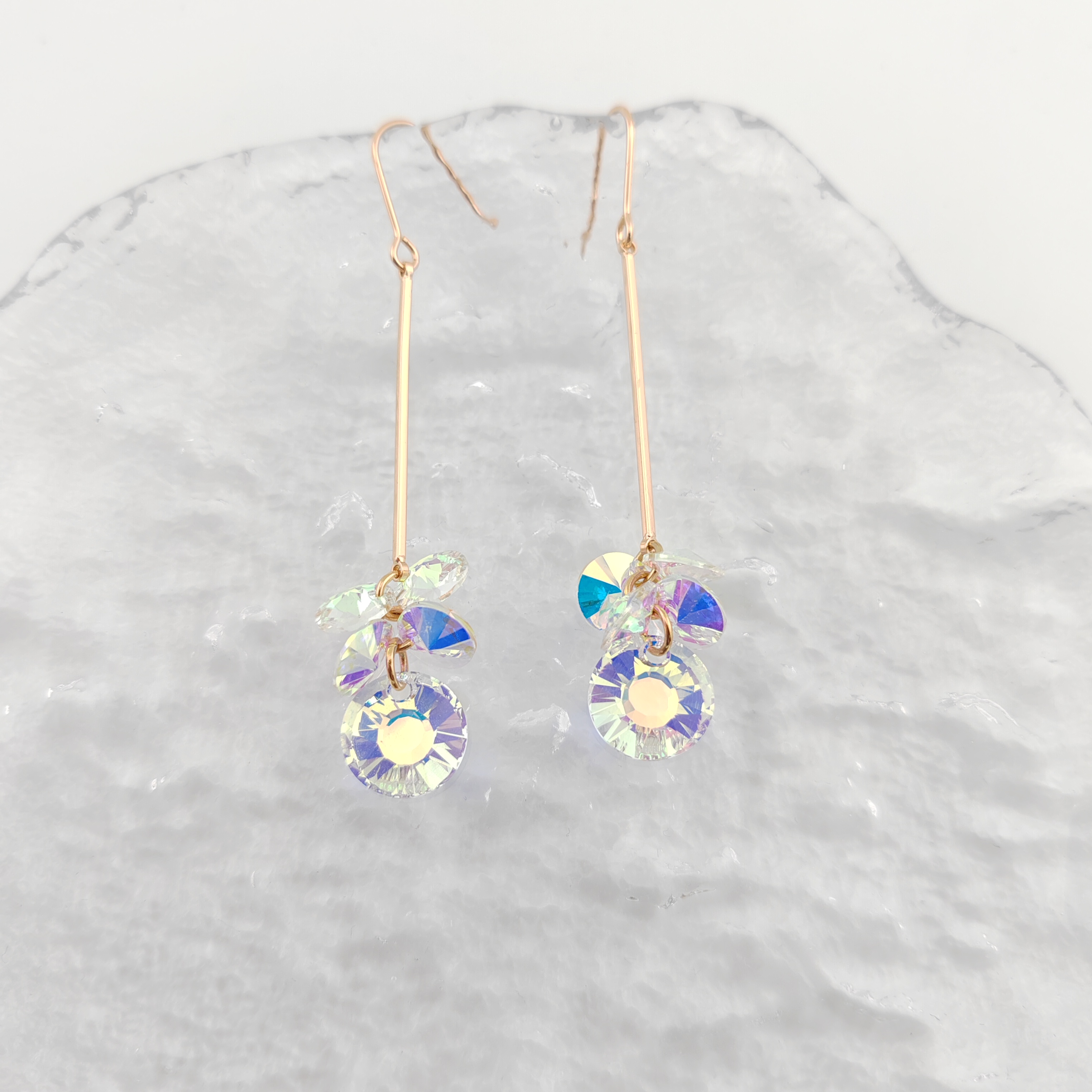 XUPING/旭平首饰 合金仿水晶耳饰 【潘生福利】葡萄GDQ X000760421