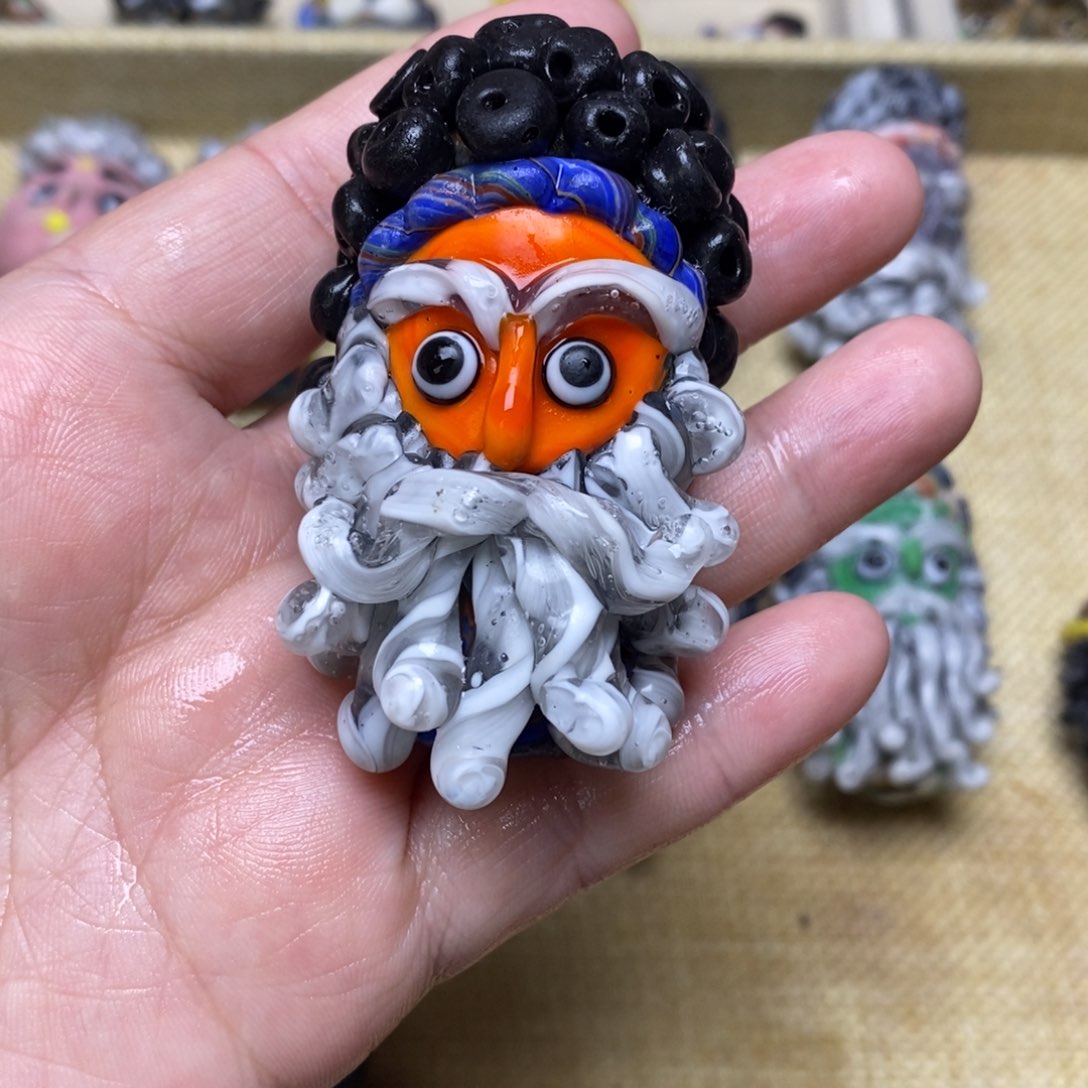 琉璃颈饰福利胡子娃038