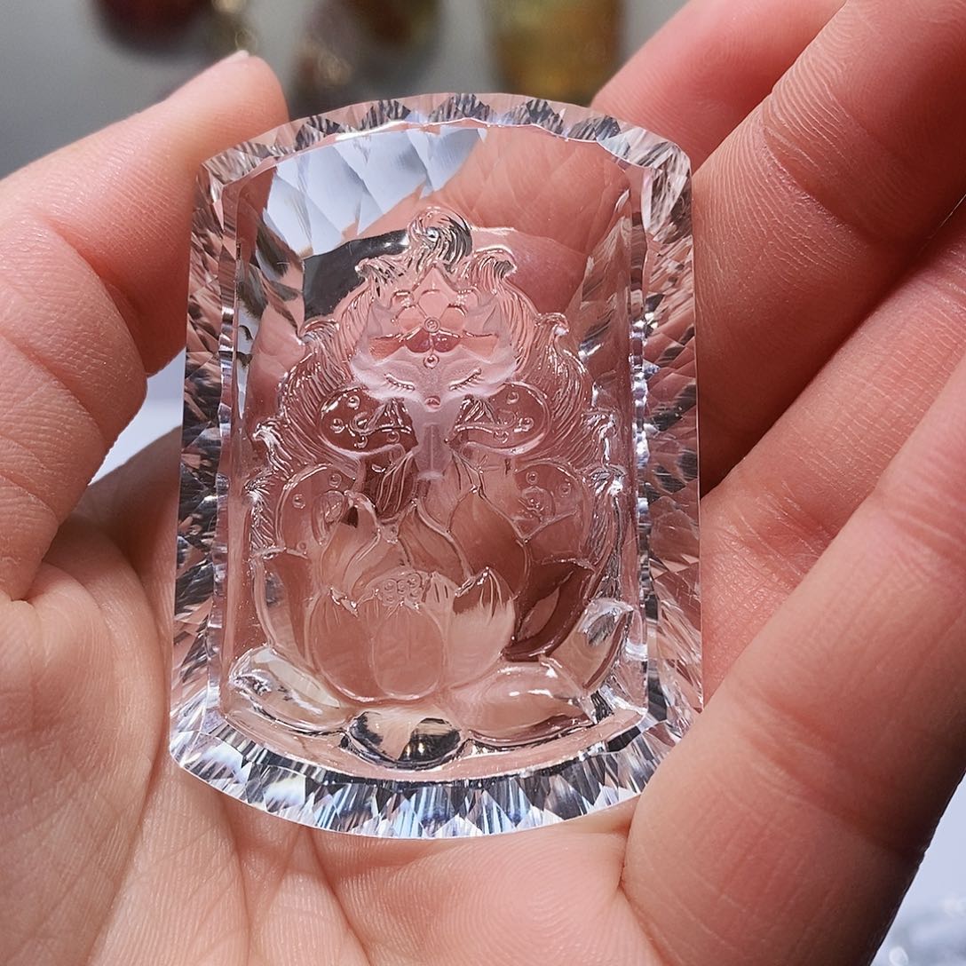 水晶水晶吊坠未镶嵌柠***?