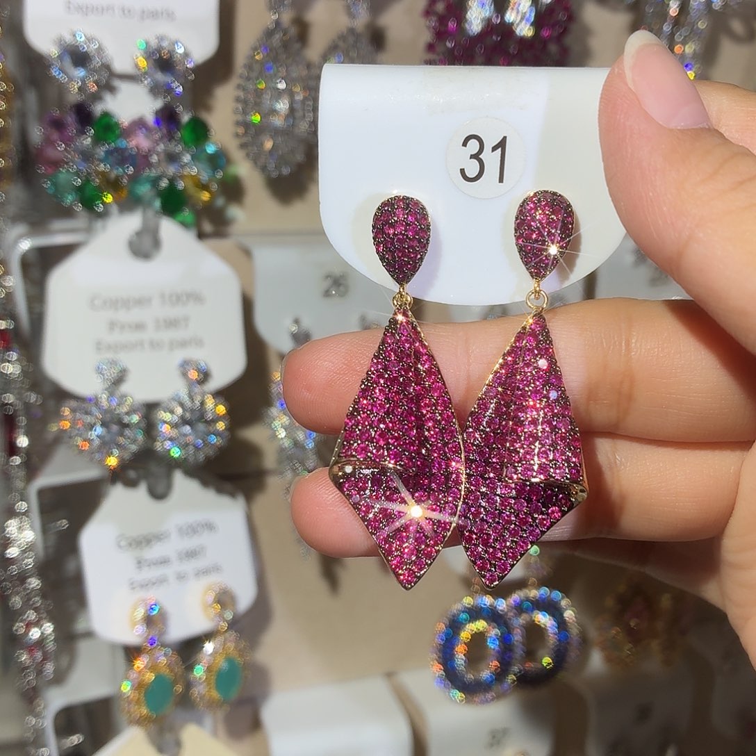 用***4锆石铜合金925银针