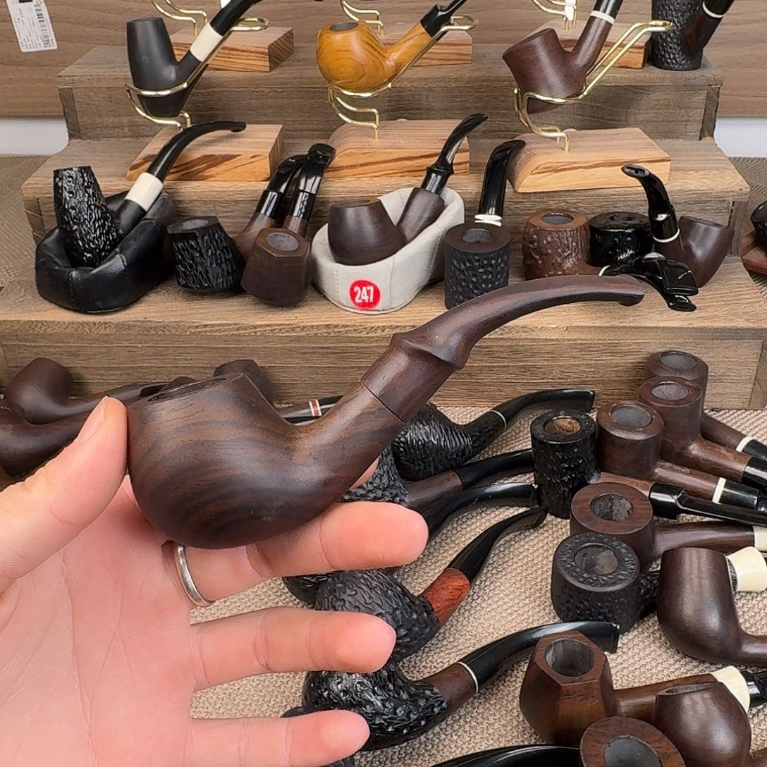 如***事黑檀木黑檀木的手工烟斗