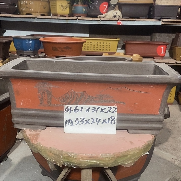 紫砂花盆花盆包邮