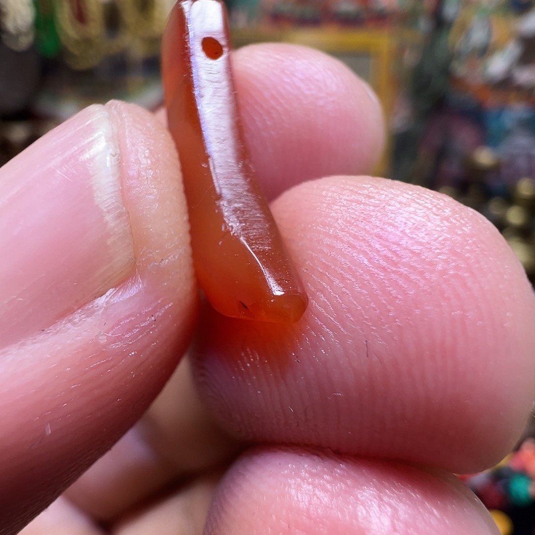 西亚老红玉髓小点缀