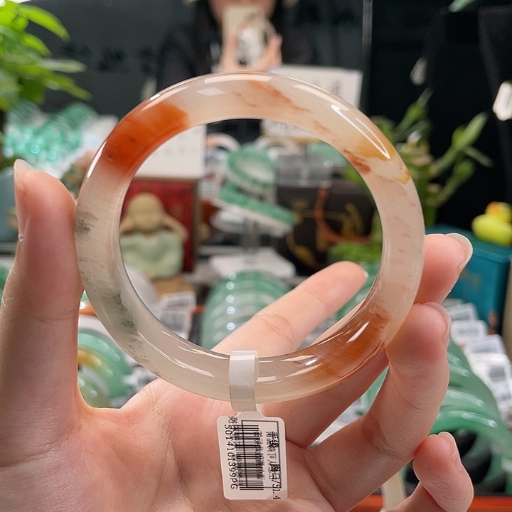 石英质玉手镯未镶嵌天然A货非洲翠手镯