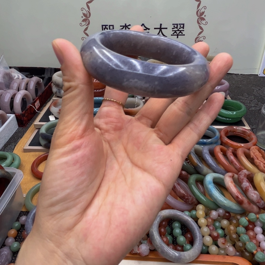 石英质玉未镶嵌圈口55