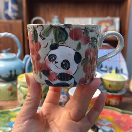 炉景德镇釉下手绘陶瓷 