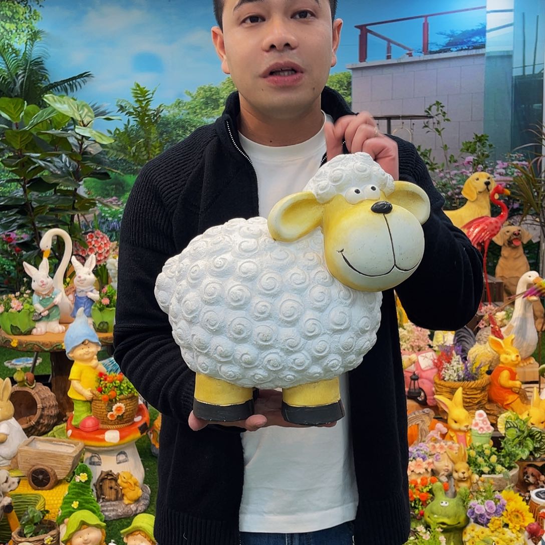 红陶花园庭院摆件