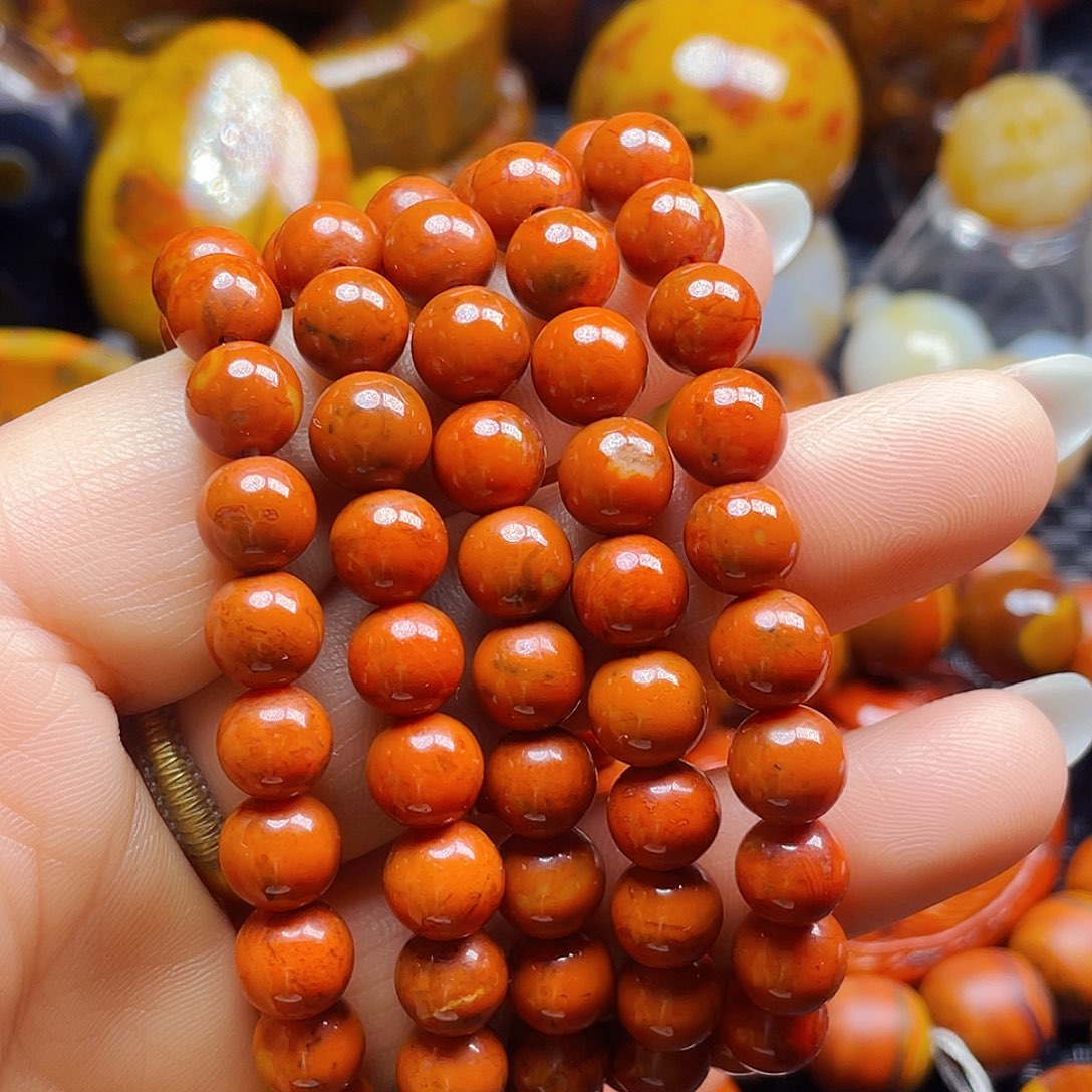 玛瑙/玉髓链子未镶嵌自*哥