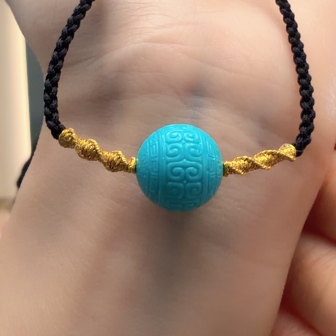 绿松石未镶嵌颈饰