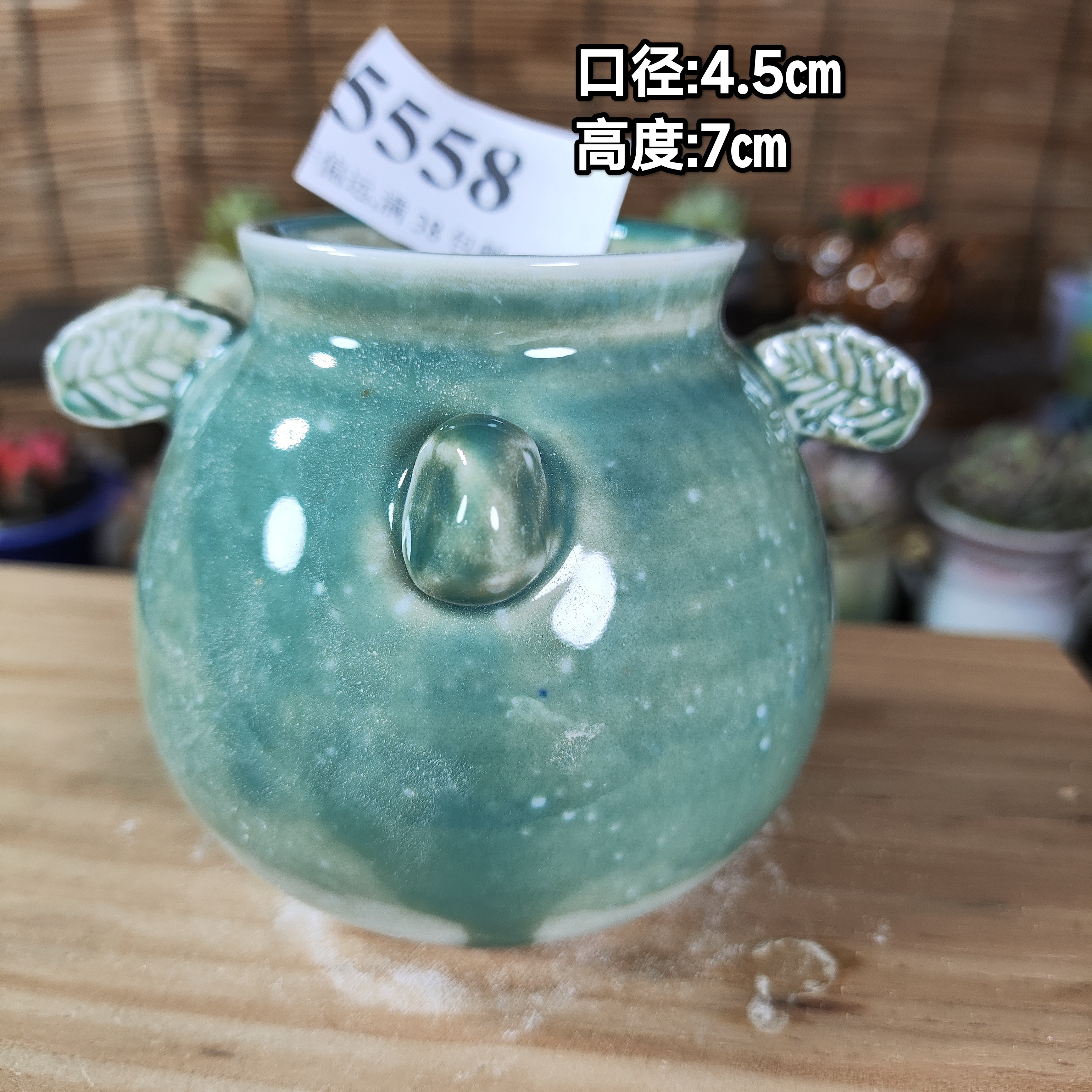 手工创意多肉花盆摆件迷你多肉花盆景德镇纯手工制做