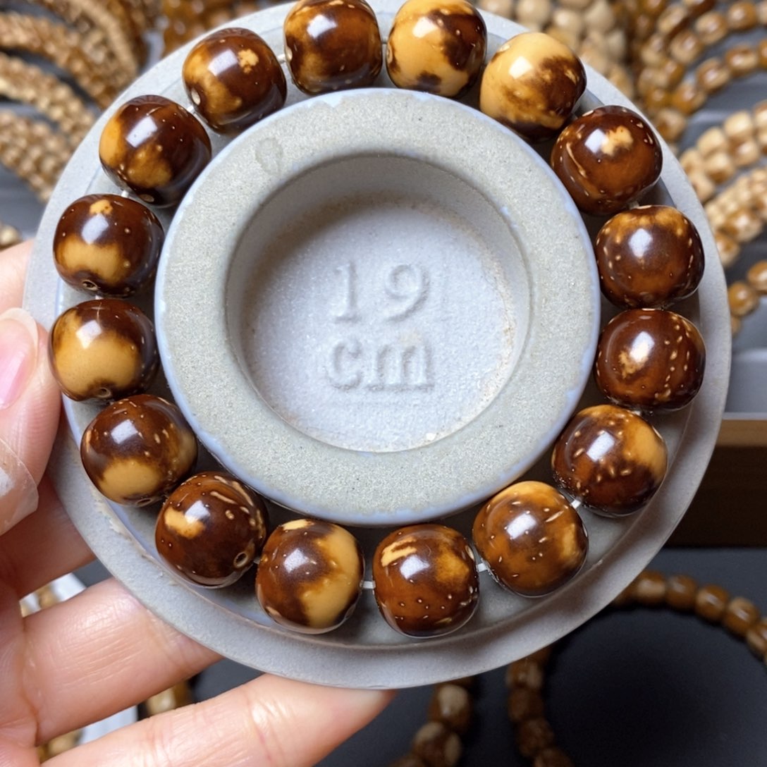 菩提手串/手链紫金鼠半实心花皮老型15