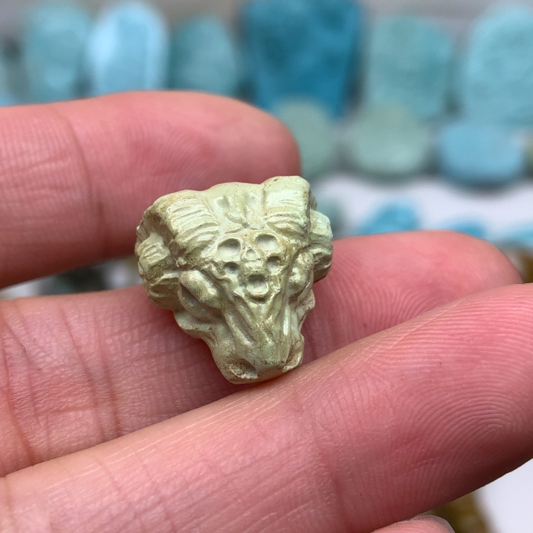 特色羊头配饰2.5克