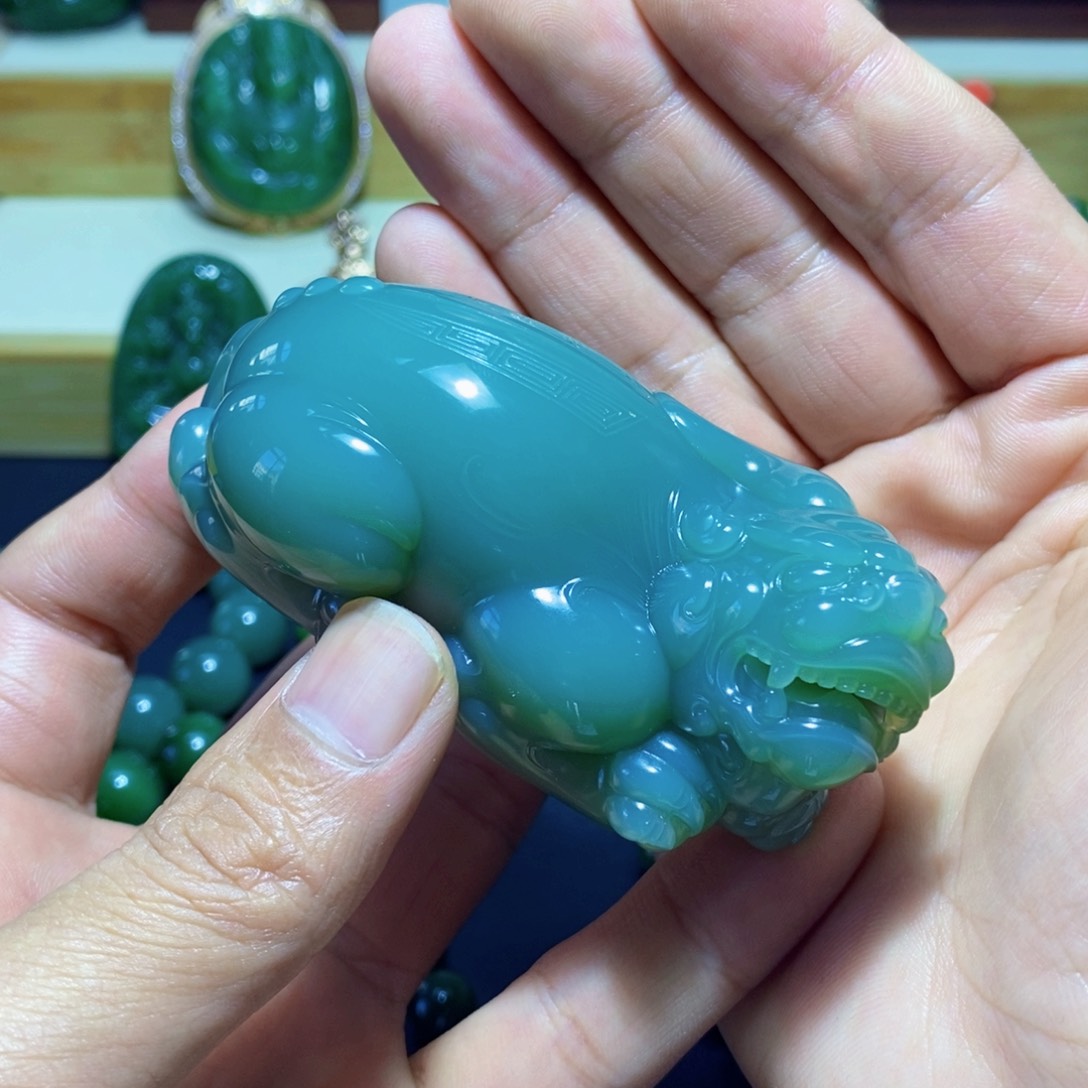 【闪购商品】和田玉（碧玉）未镶嵌把件
