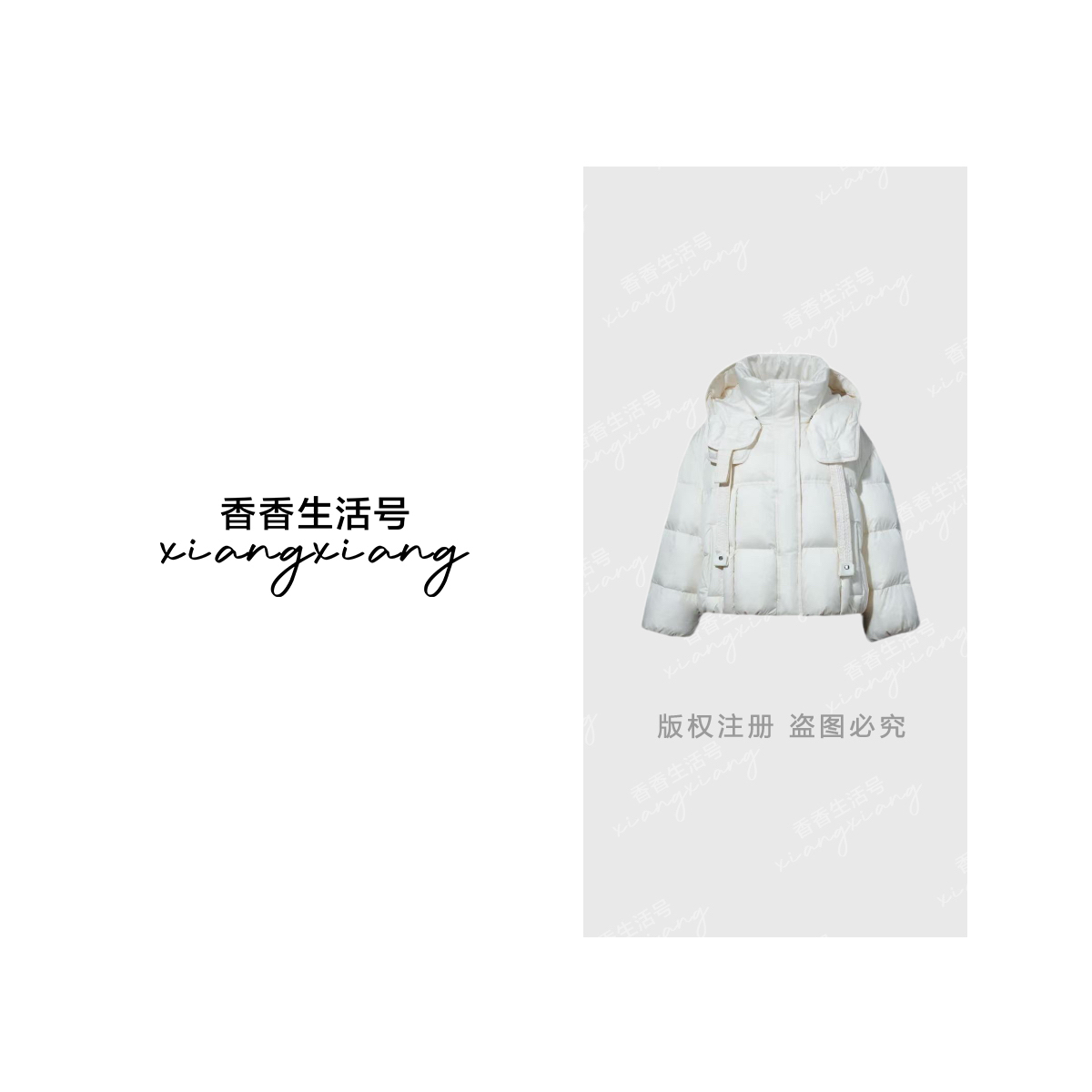 【香香专属】新版韩版小个子90白鸭绒羽绒服保暖百搭时尚外套8851