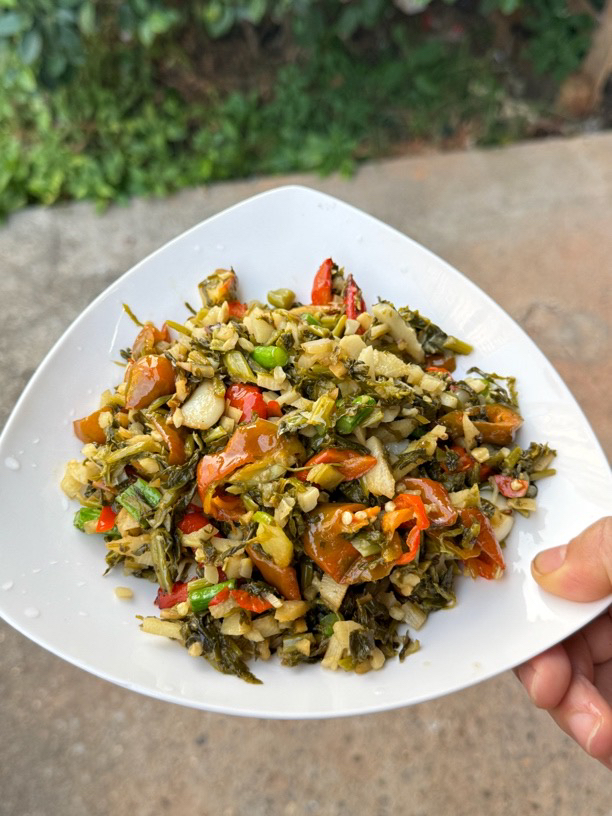 竹笋酸菜下饭菜无辣外婆菜嫩笋尖半成品菜快手菜咸菜湖北咸宁特产