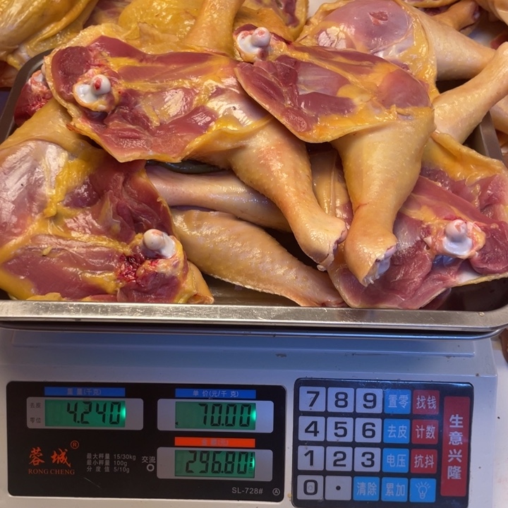 低温冷冻60天中国大陆食用农产品鸡腿