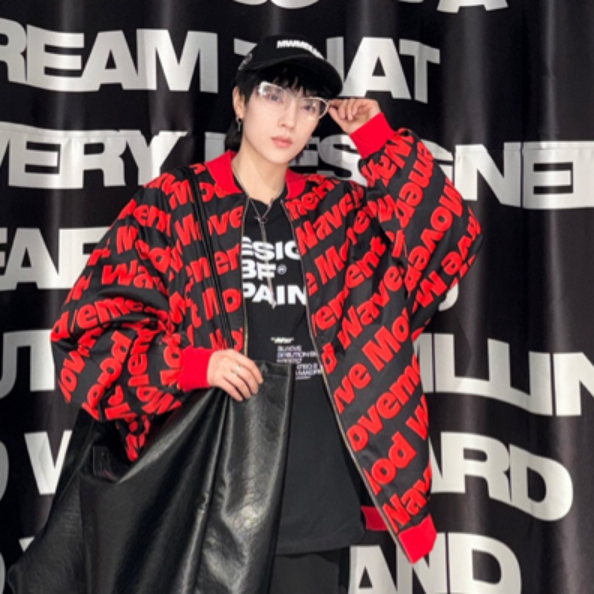 OOXOO｜字母两面穿搭韩风长袖宽松街头微宽松夹克春季个性春秋夹克