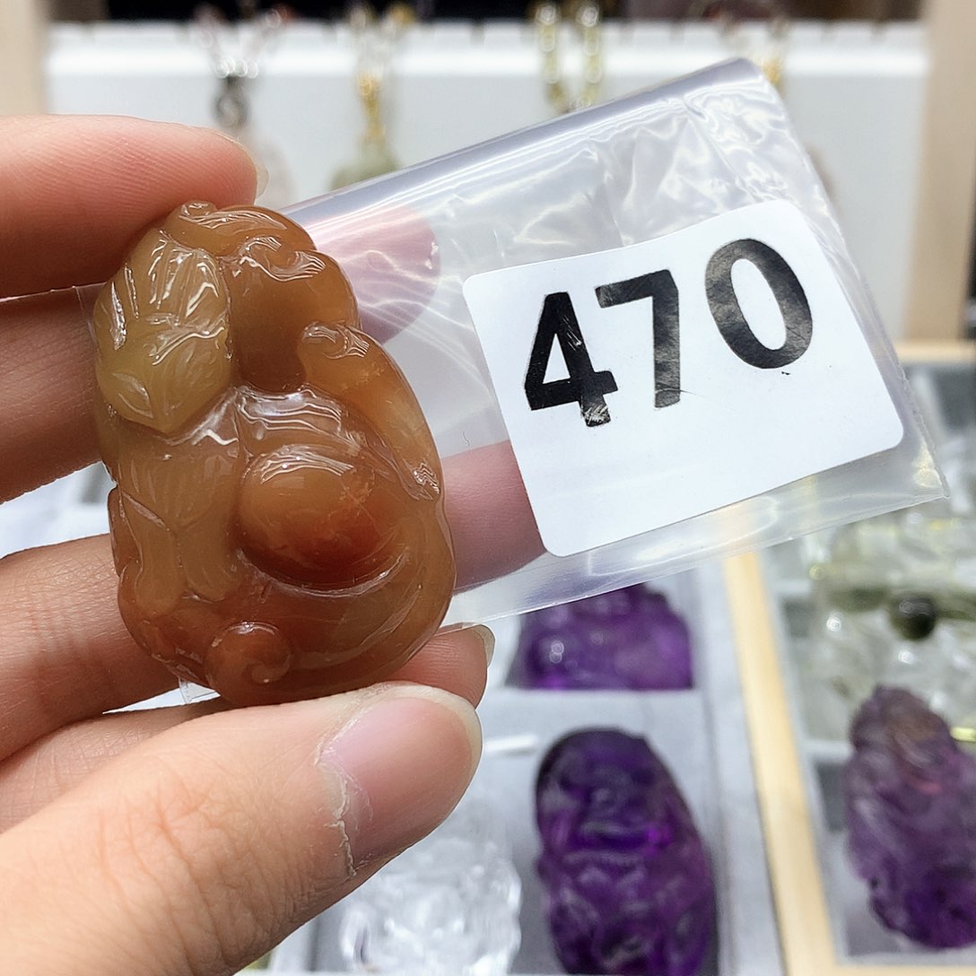 水晶颈饰未镶嵌吊坠