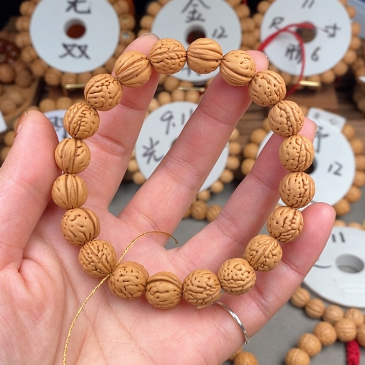 桃核手串专属1-12尺寸误差0.5之间