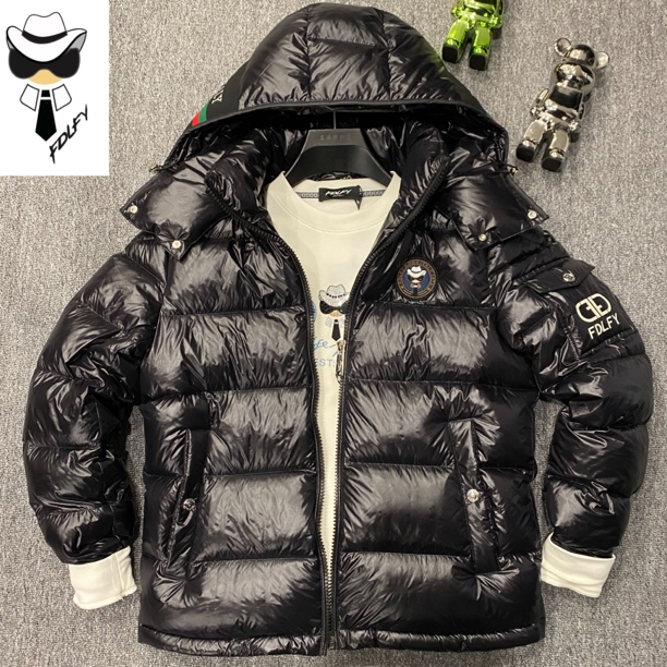 【欧洲名店】1251老佛爷FDLFY高品质冬季男士可脱卸连帽羽绒服