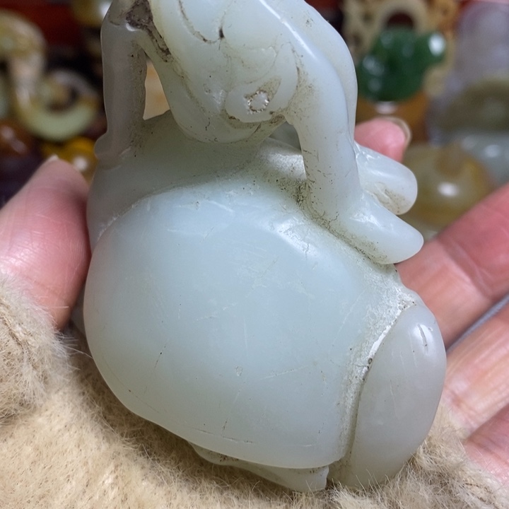 和田玉（糖玉）颈饰未镶嵌