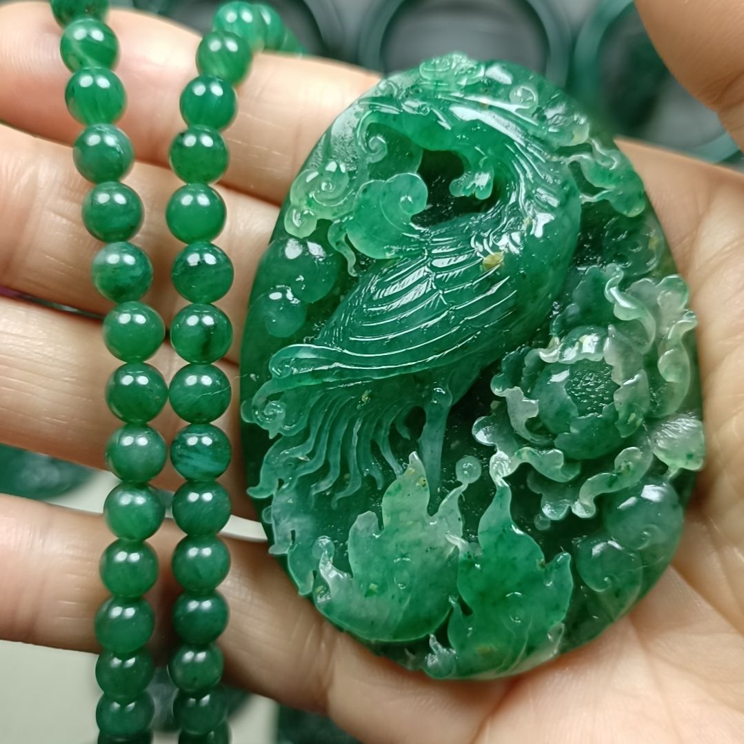 独山玉飞黄腾达未镶嵌