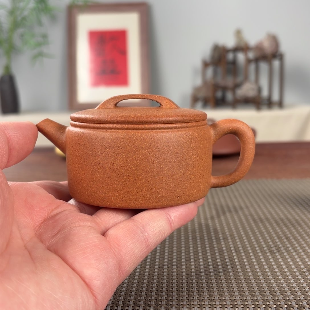 紫砂茶壶微瑕黄龙山原矿紫砂壶