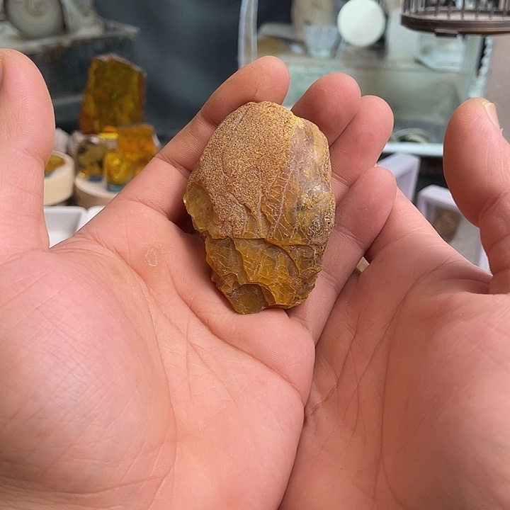 禾***子定制琥珀未镶嵌天然琥珀蜜蜡