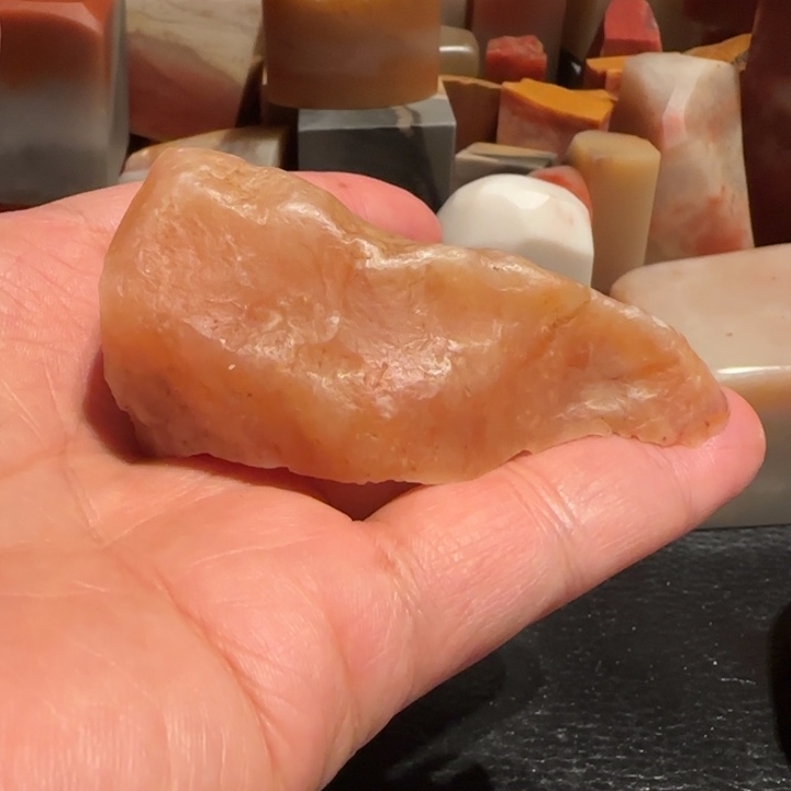 老挝石田黄原石，