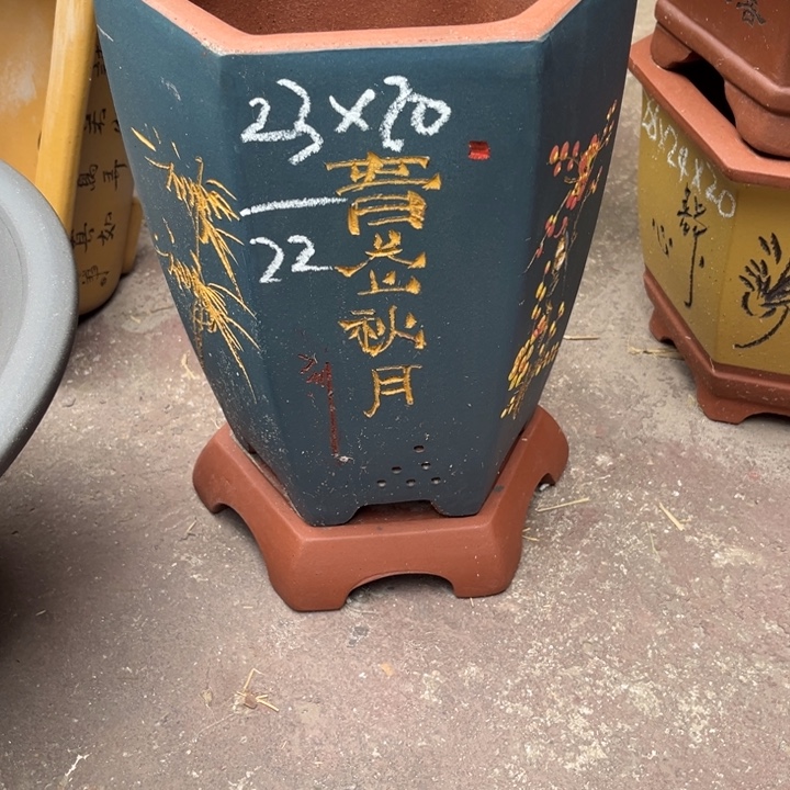 紫砂花盆紫砂花盆