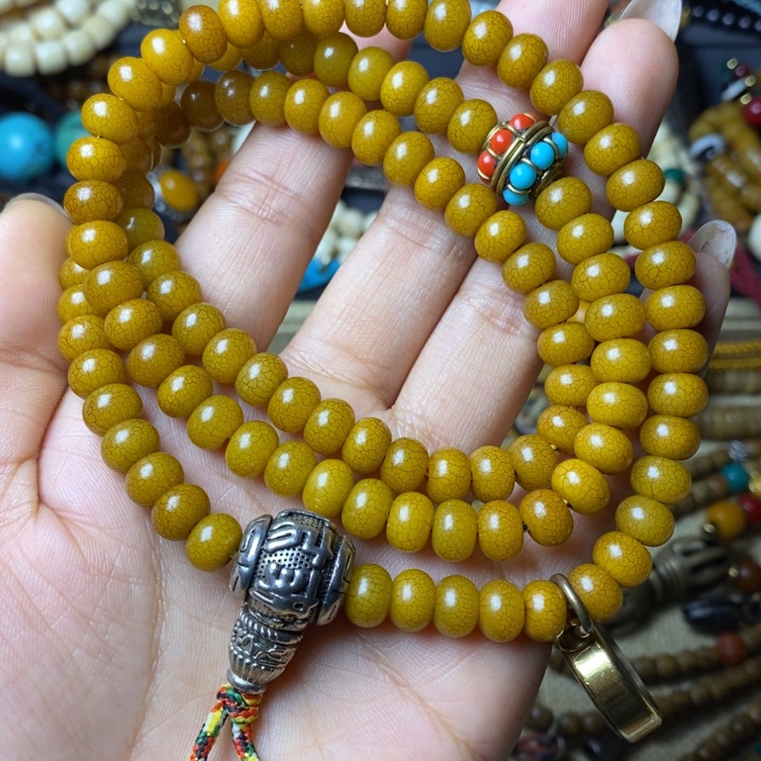 吊坠星月菩提108满搭配