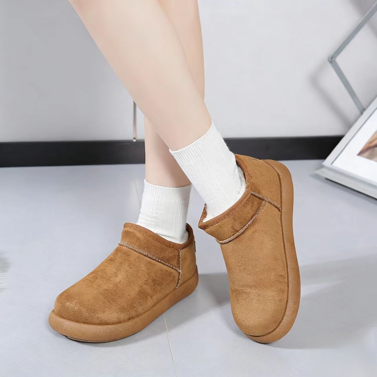2025年冬季加绒小土豆棉鞋