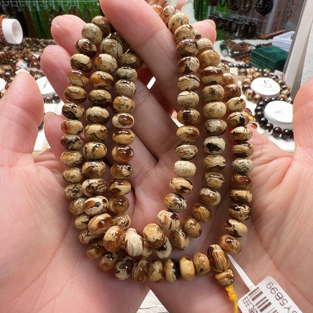 $***3琥珀未镶嵌裸石抚顺琥珀8干白花溶洞