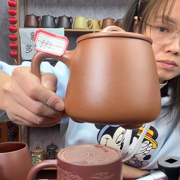 紫砂茶杯原矿紫砂杯