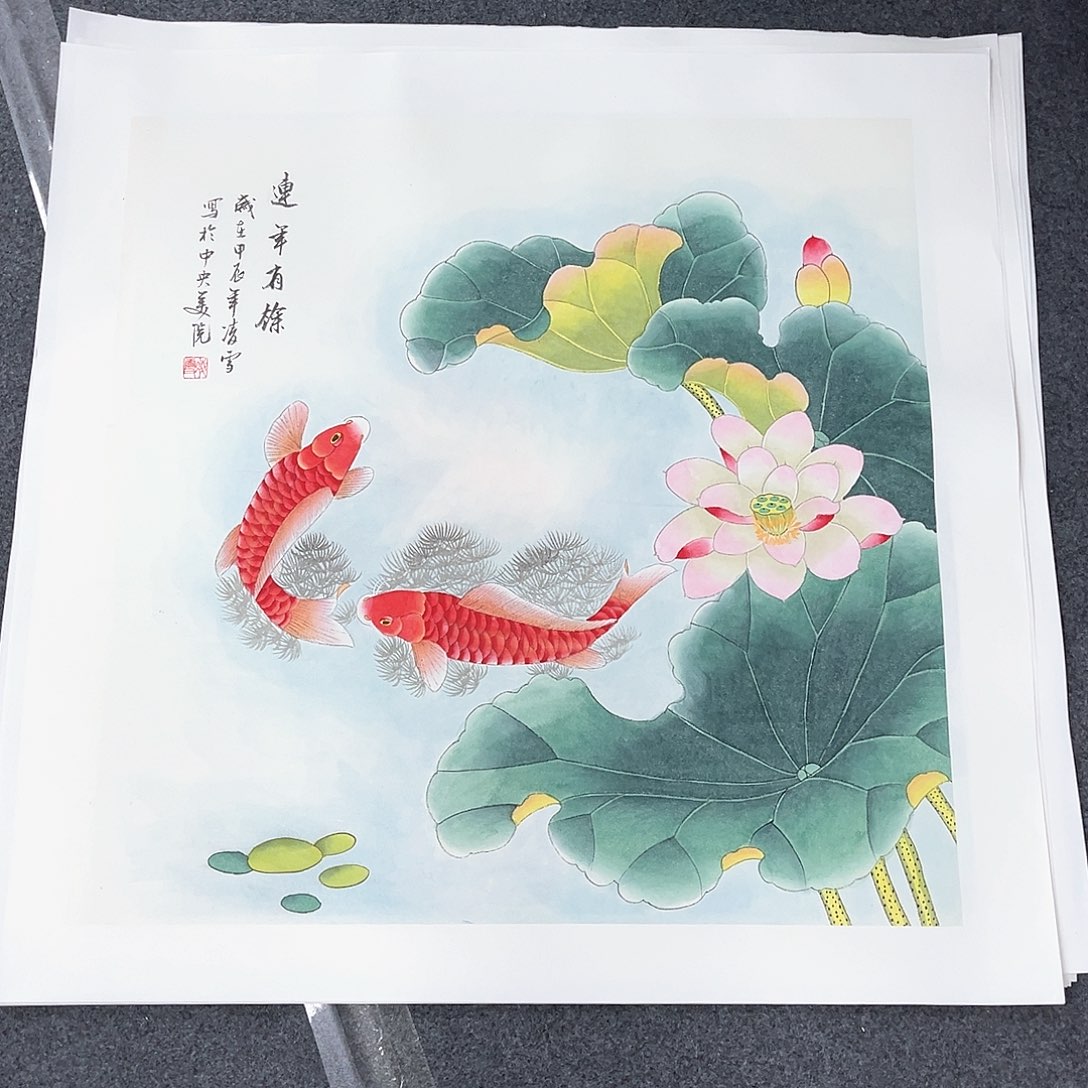 国画国画纯手工作品