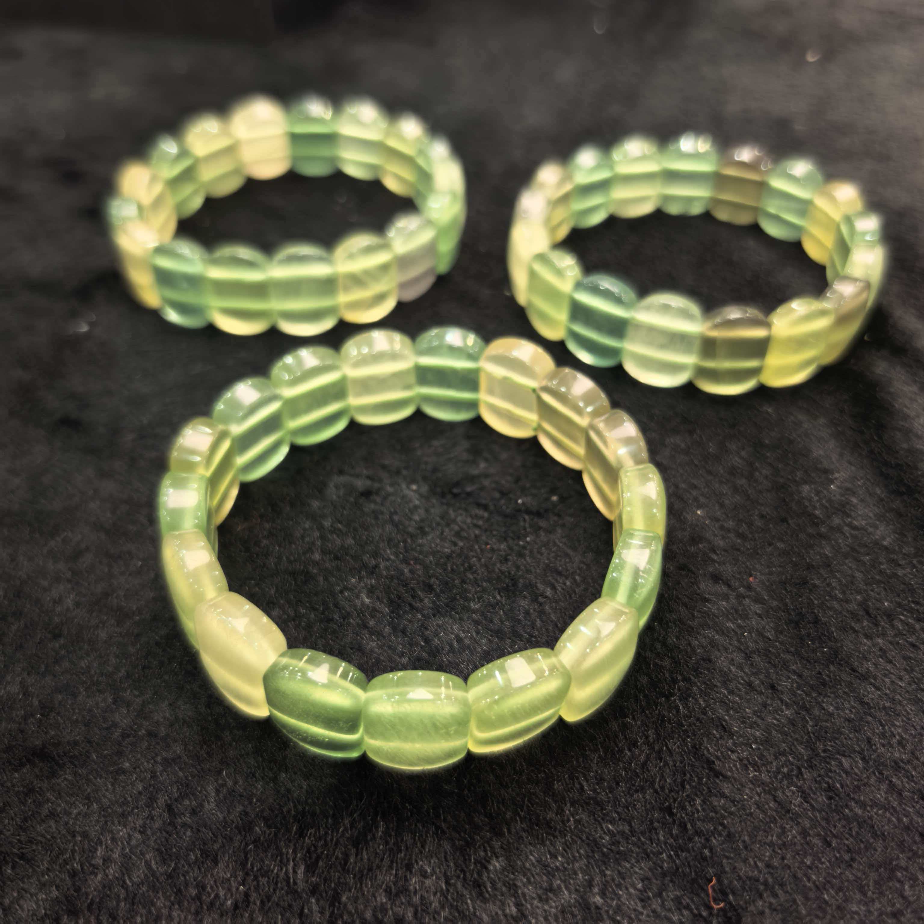 面面来财珠宝C11351梦幻七彩冰晶萤石手排-多样性发货只发一件